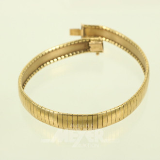 Glieder-Armband, mattiert