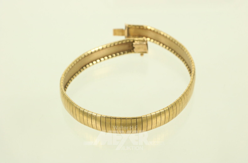 Glieder-Armband, mattiert