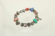 Armband PANDORA mit 21 div. Charms