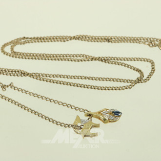 Kette mit 2 Anhängern