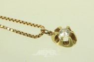 Kette mit 1 Brillantanhänger