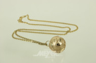 Kette mit 1 Anhänger "Weltkugel"