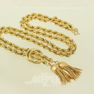 Collier, Kordelmuster