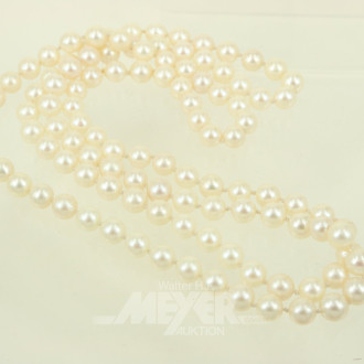 lange Zuchtperlenkette