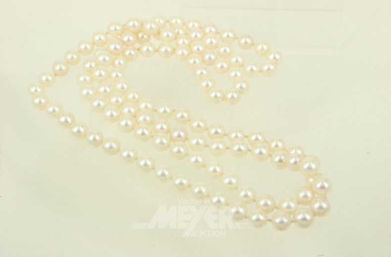 lange Zuchtperlenkette