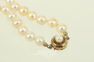 Perlenkette mit Verschluss in 585 GG