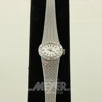 Damenarmbanduhr mit Diamantlynette