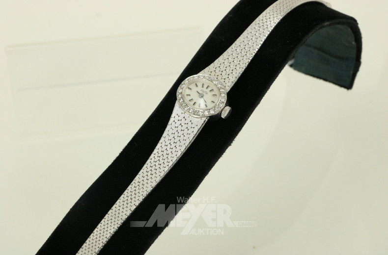 Damenarmbanduhr mit Diamantlynette