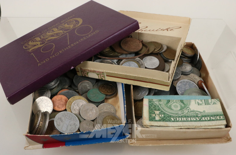 Konvolut Kleinmünzen aus aller Welt