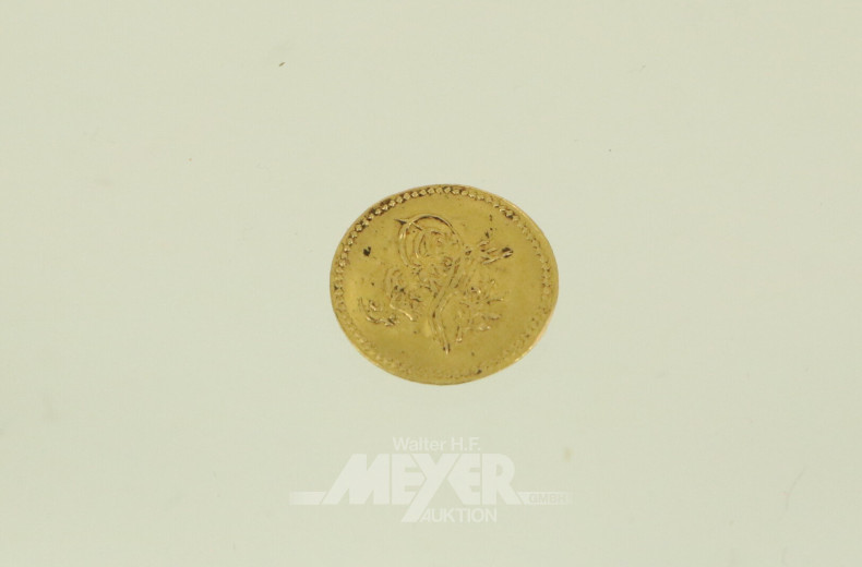 Goldmünze Ägypten 5 Qirsh, vmtl. Isma'il od. Muhammad Tawfiq (1867-1892)