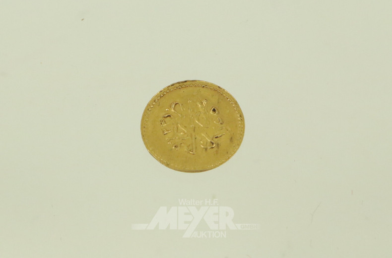 Goldmünze Ägypten 5 Qirsh, vmtl. Isma'il od. Muhammad Tawfiq (1867-1892)