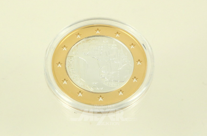 Münze 500 Schilling, Sonderprägung anlässlich des EU-Beitritts 1995