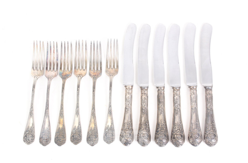 6 div. Bestecke ARGENT