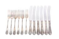 6 div. Bestecke ARGENT