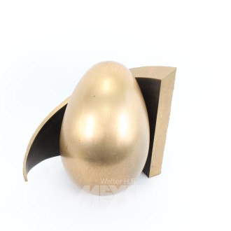 moderne Skulptur "Gebundengelöst", 2-teilig