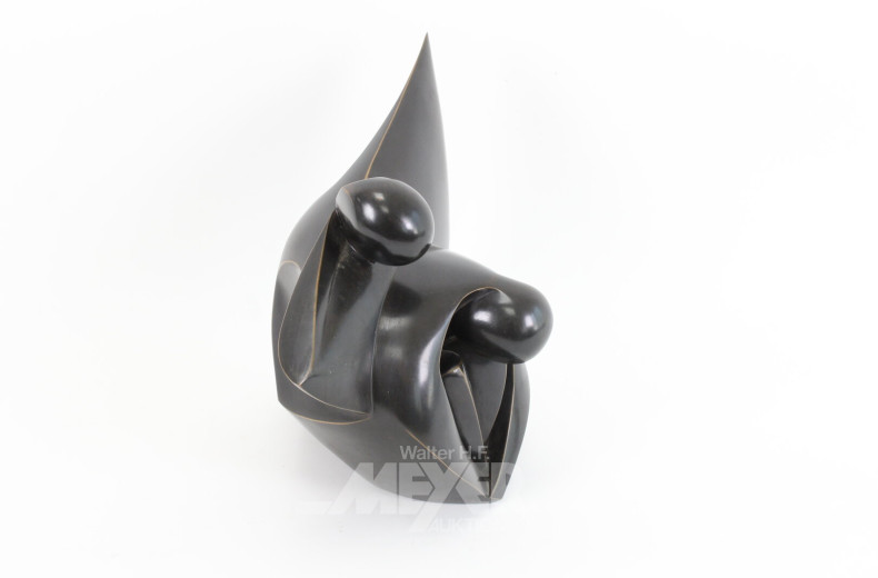 Skulptur "Trauernde mit Schutzengel"