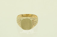 Ring mit Monogramm: "J"