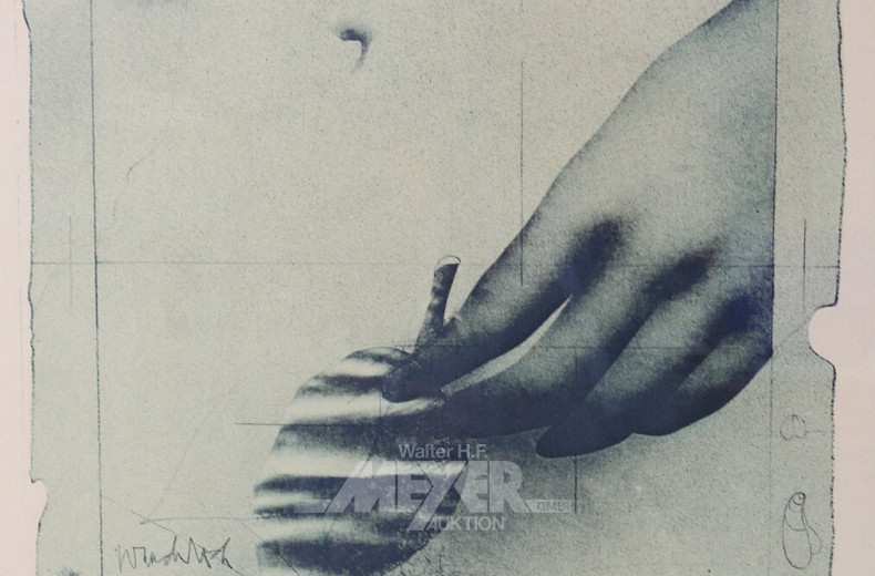 Lithografie "Ein Blatt für Oslo"