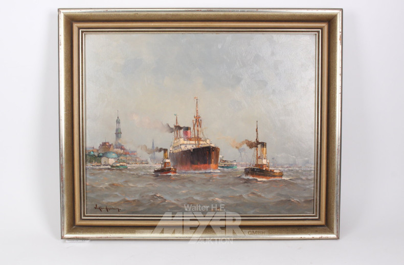 Gemälde "Hamburger Hafen"