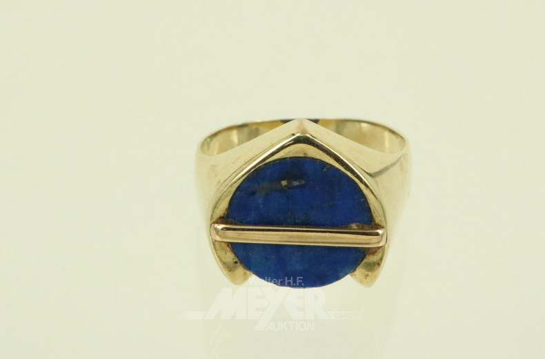 Herrenring mit Lapislazuli