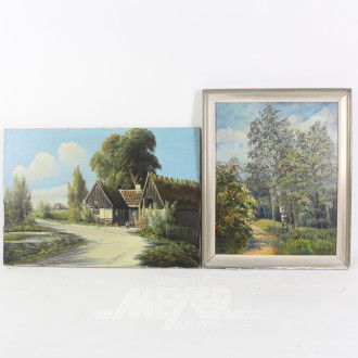 2 Landschaftsgemälde