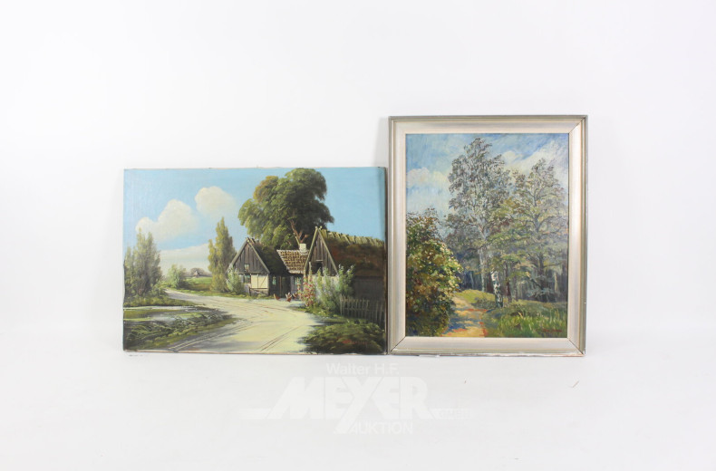 2 Landschaftsgemälde
