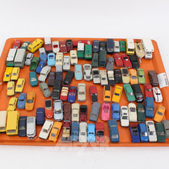umfangreiche Sammlung PKW-Modellautos, WIKING, ca. 150 Stück