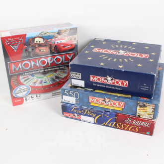 3 Monopoly Ausgaben sowie 1 Puzzle