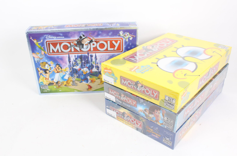 4 Monopoly Sonderausgaben
