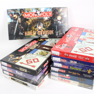 11 versch. Monopoly Sonderausgaben