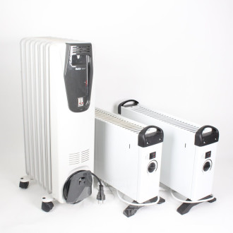 2 Elektroheizungen und 1 Radiator