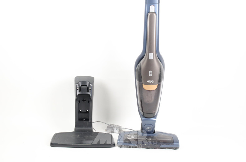 Akku-Staubsauger, blau