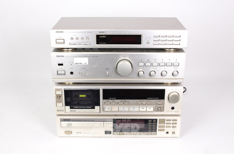 HiFi-Anlage, 4-teilig, best. aus: