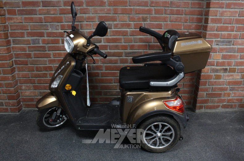 Elektro-Seniorenmobil, kupferfarben