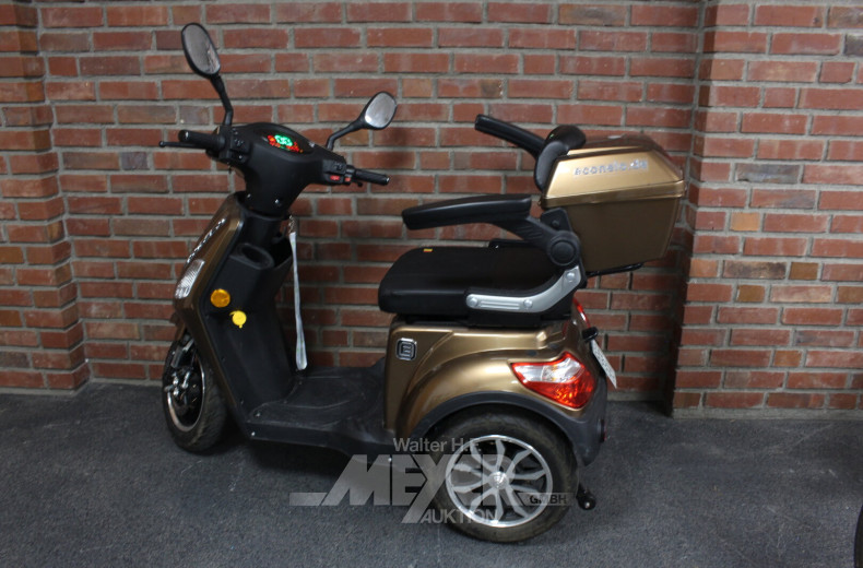 Elektro-Seniorenmobil, kupferfarben