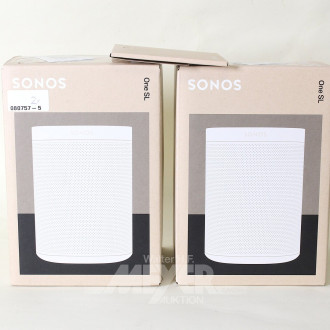 2 Lautsprecherboxen SONOS, weiß