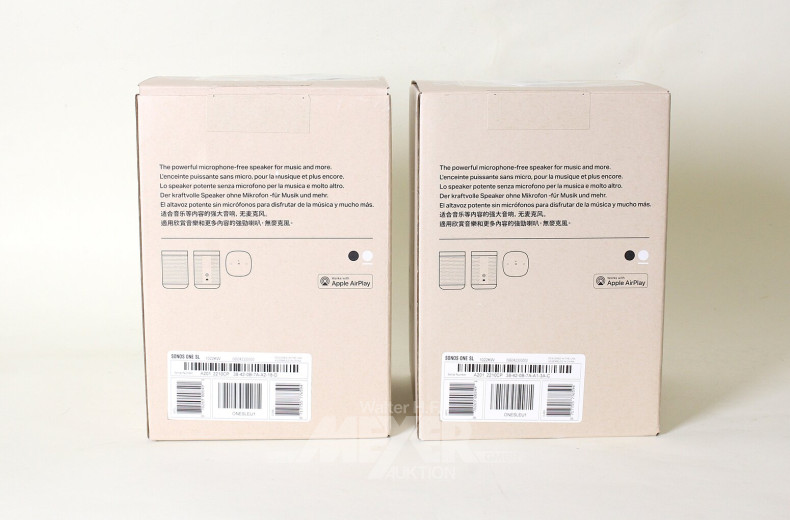 2 Lautsprecherboxen SONOS, weiß