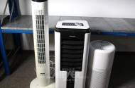 3 Säulenventilatoren und Luftfiltergeräte