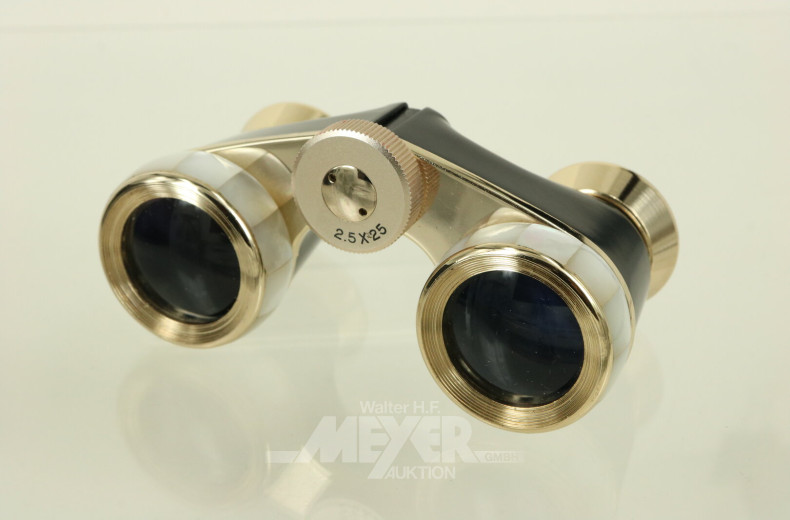 Theaterglas, 2.5 x 25