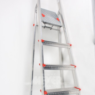 Alutrittleiter, 4 Stufen