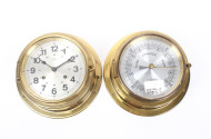 Schiffschronometer und 1 Barometer