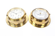 Schiffschronometer und 1 Barometer