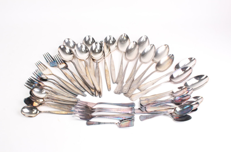 Konvolut Besteckteile, u.a. WMF