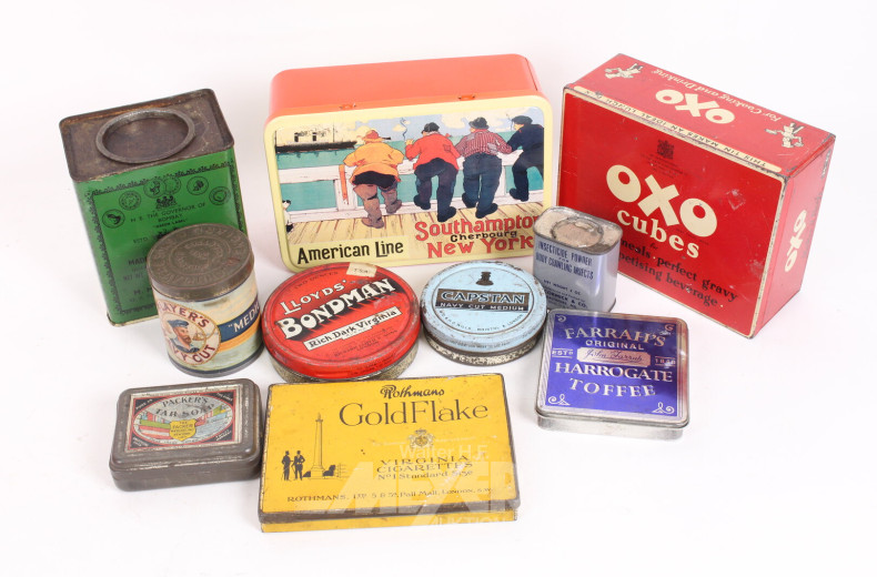 Posten versch. Blechdosen