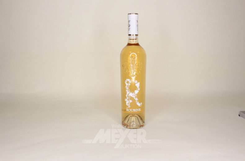 10 Flaschen Roséwein 'R de Roubine', versch. Jahrgänge