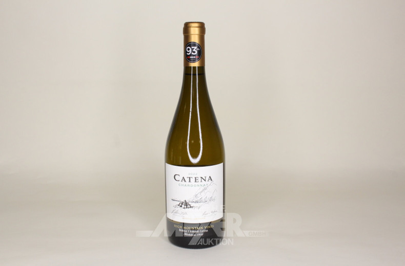 23 Flaschen Chardonnay, Mendoza, versch. Jahrgänge