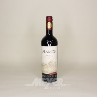 5 Flaschen Rotwein, Malbec, versch. Jahrgänge