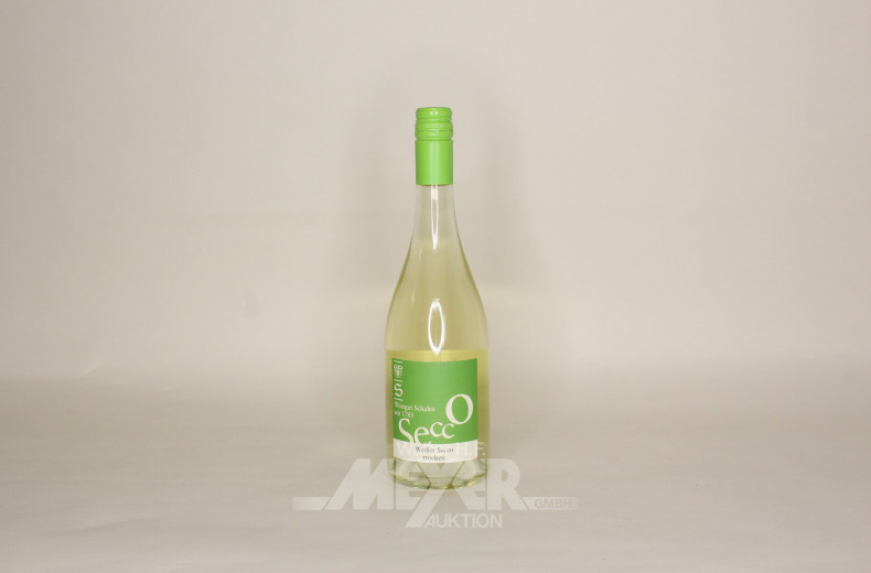 18 Flaschen Weißer Secco, trocken