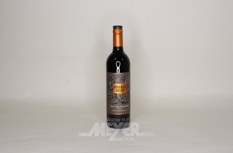 50 Flaschen Rotwein 'Old Vine Zinfandel', überw. Jg. 2022