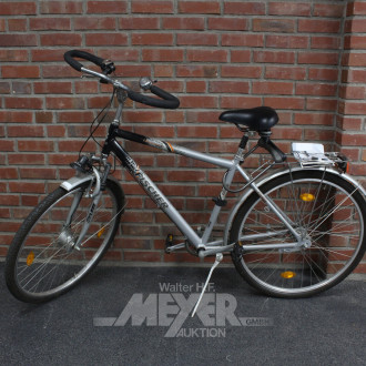 Herrenfahrrad, Schwarz-Silber